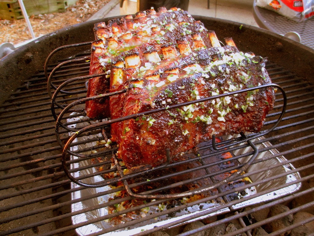 5523E770357C0 Curried Lamb Ribs Basted With Lemon And Mint Photo Lamb Rack Cooked 2 Copy