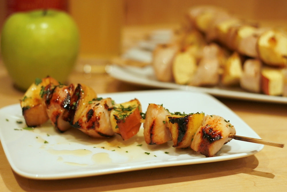 5633F6B5Cd27B Finished Chicken And Apple Grilled Kabob 2 Copy