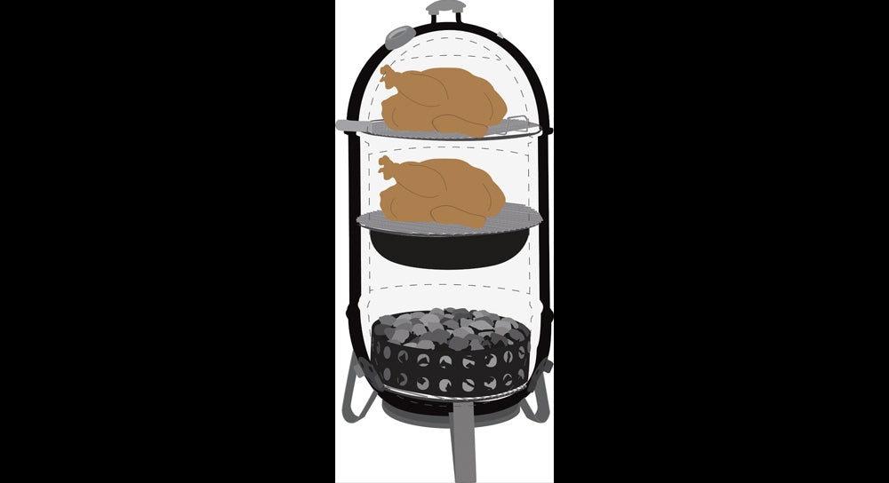 564611B8Ac12A Smoker 2 Turkeys Cutaway1