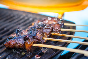 56536924F08Cb Grilled Skirt Steak Skewers On Weber Q 2 Copy