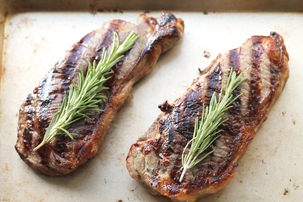 566765Dfee90F Garlic Rosemary Strip Steak