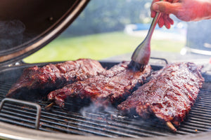 7 20 18 Saucing Ribs On The Weber Summit Charcoal Grill Paid