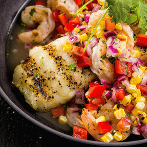 Grilled Chilean Sea Bass Ceviche