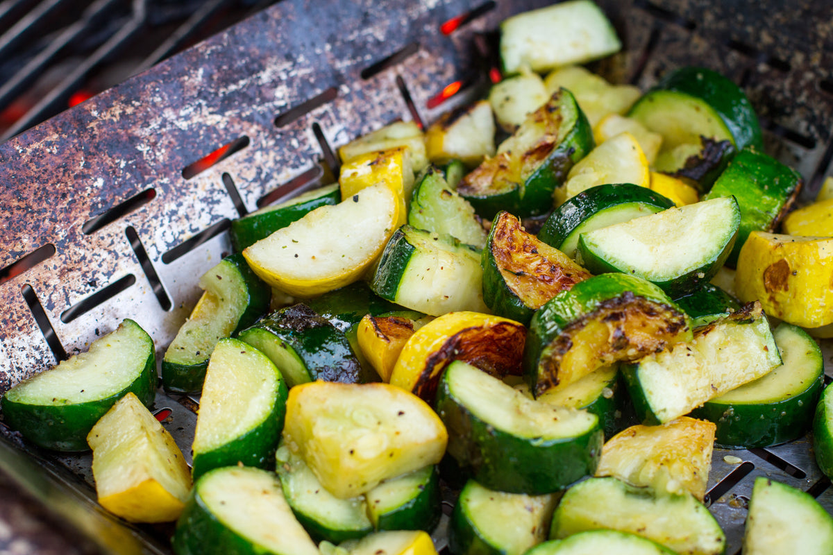Grilled Vegetables In Basket 1