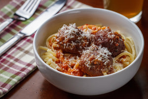 Planked Meatballs With Marinara Sauce 4