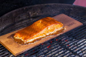 Planked Salmon 1