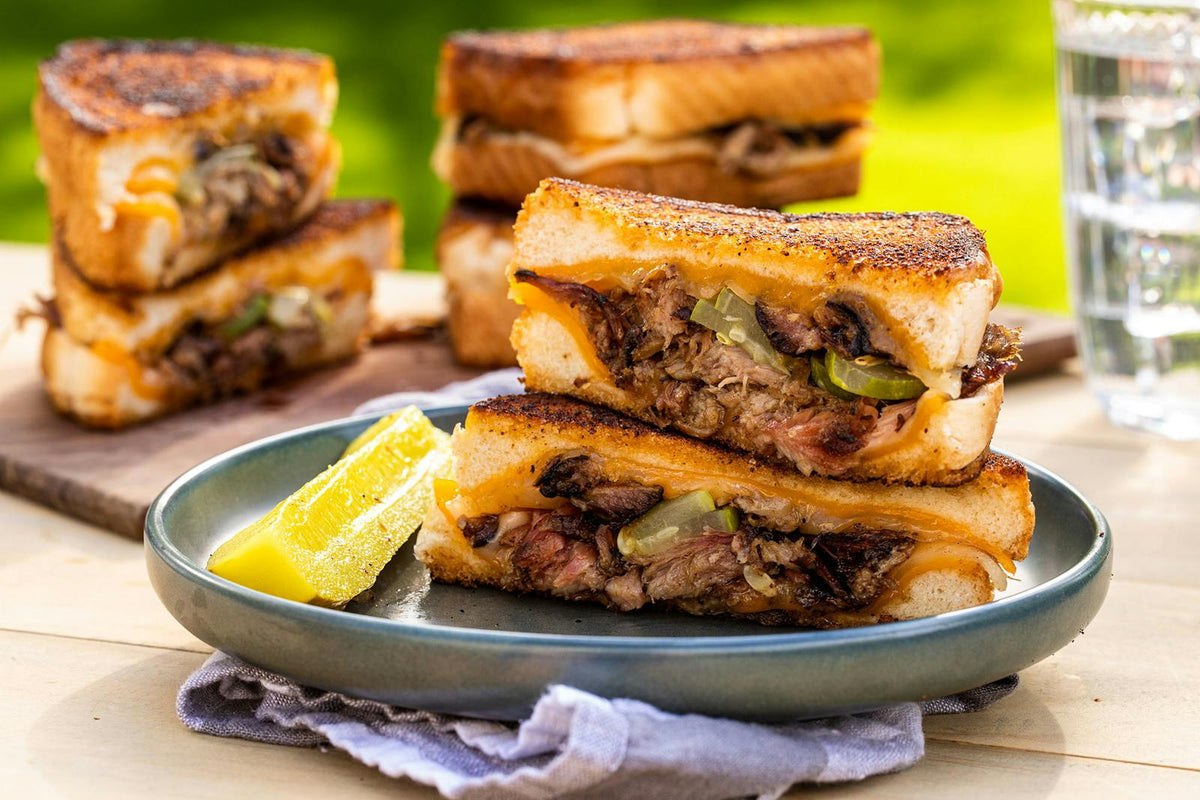 Pulled Pork Grilled Cheeseforweberdotcom