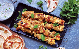 Tandoori Chicken Skewerswith Naan Bread Recipe 935X580