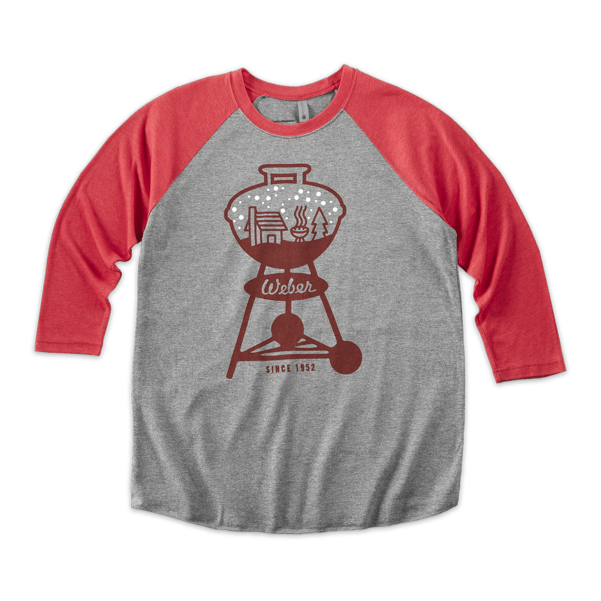 T-shirt Raglan Club de grillades d'hiver Weber®
