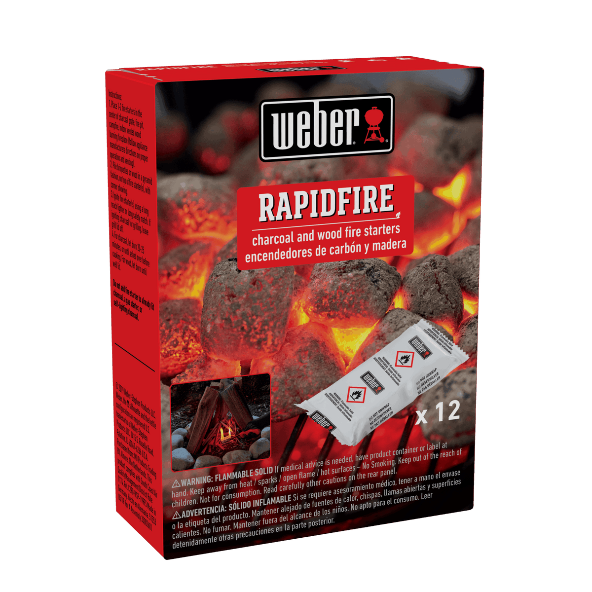 12 pc Rapidfire Fire Starters
