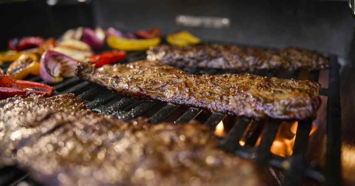 Grilled Skirt Steak Fajitas