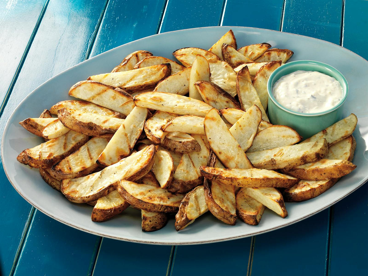 Homemade Grilled Steak Fries Recipe