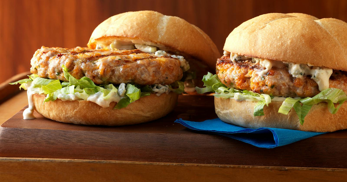 Buffalo Chicken Burgers