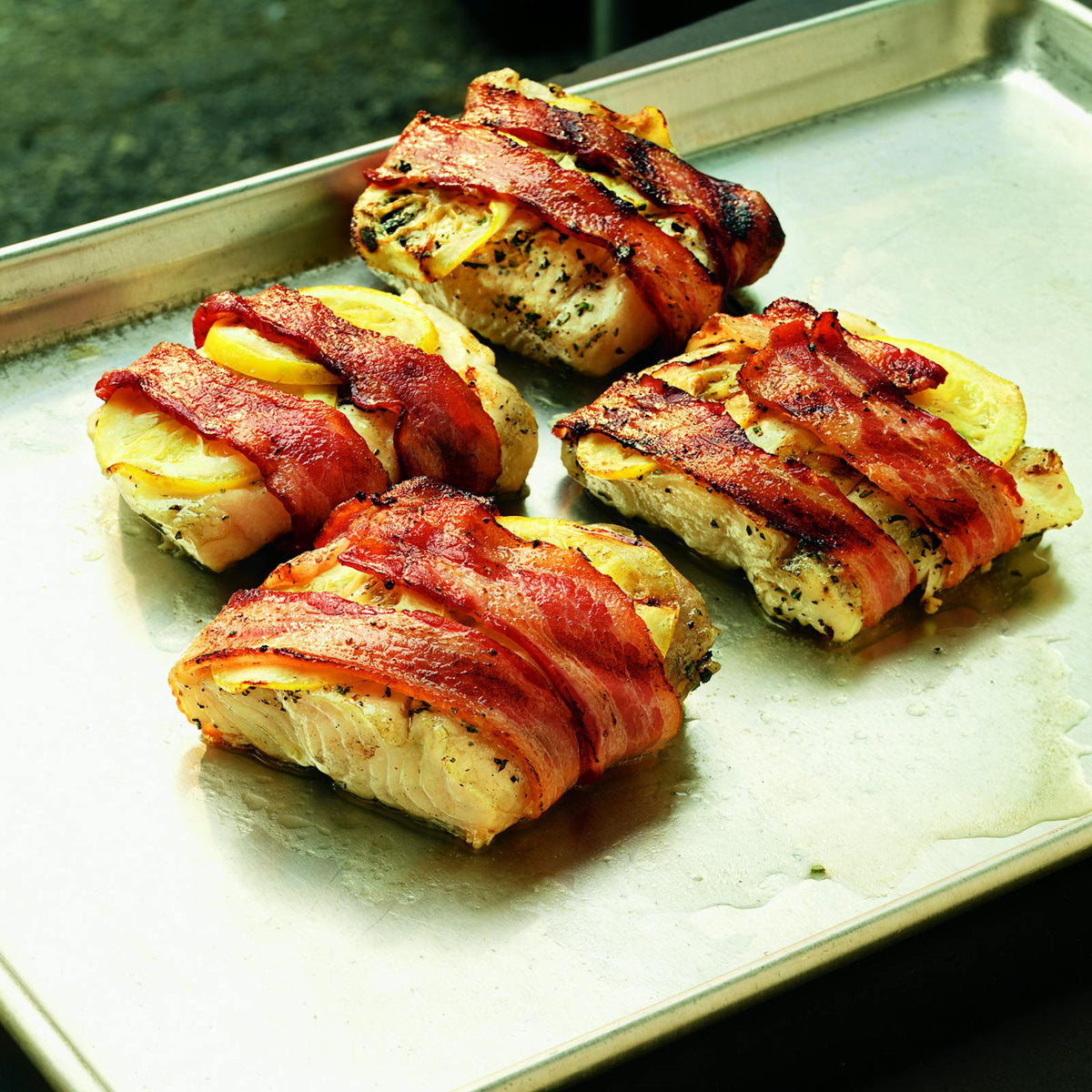20161206122219 Bacon Wrapped Halibut Fillets