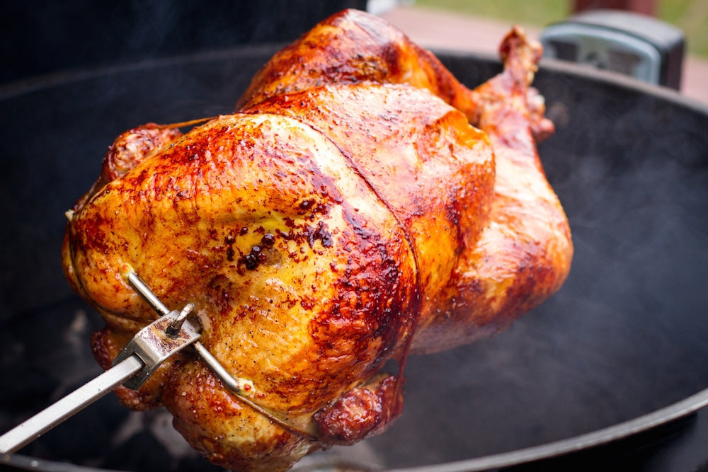 how to rotisserie a chicken