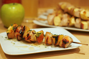 5633F6B5Cd27B Finished Chicken And Apple Grilled Kabob 2 Copy