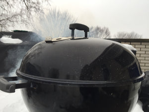 5644A338C2640 2015 11 Week 3 Thanksgiving Kolman Smoking Or Roasting Your Turkey On A Cold Day Photo Kettle In The Winter Copy