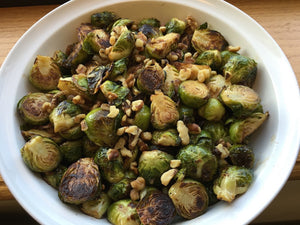 5644A79F6F93C 2015 11 Week 3 Thanksgiving Lussow Grilled Brussels Sprouts W Balsamic Browned Butter Sauce Photo Brussels Sprouts Beauty Copy