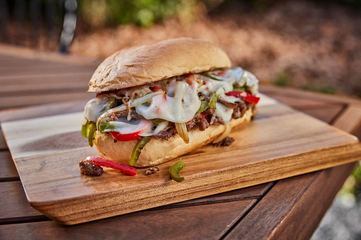 Cheese Steaks Sandwiches Griddle