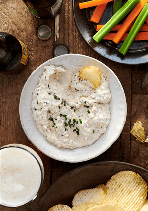 Grilled Onion And Sour Cream Dip