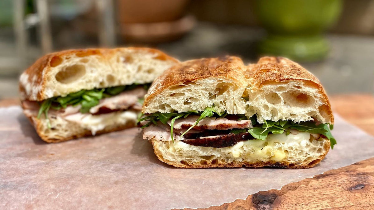 Ham And Mozzarella Sandwich Hero