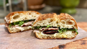Ham And Mozzarella Sandwich Hero