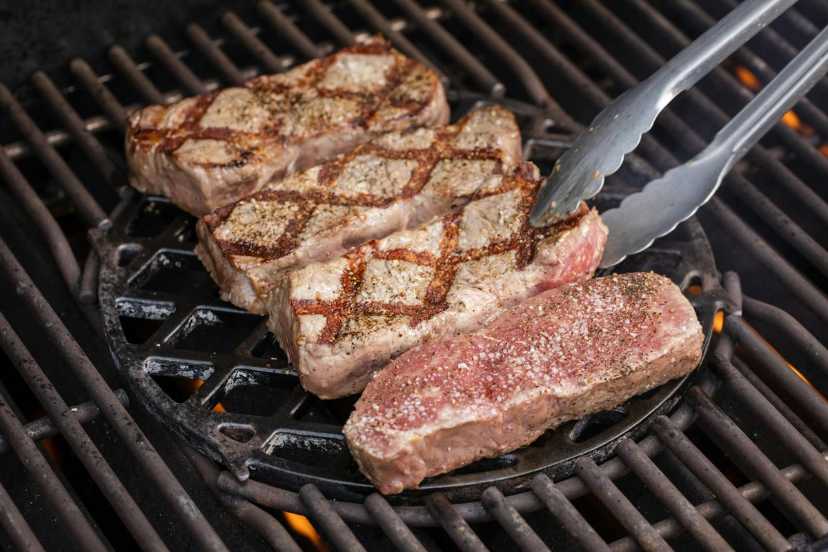 New York Strips W Red Wine Balsamic Steak Sauce 12 1