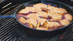 Peach Raspberry Cobbler Rick Martinez