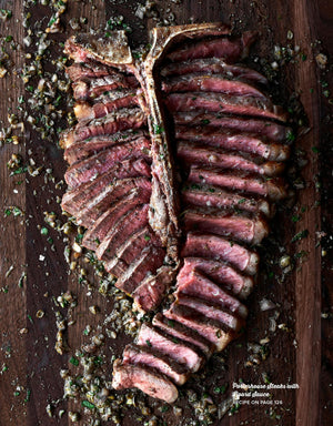 Porterhouse Steaks With Board Sauce