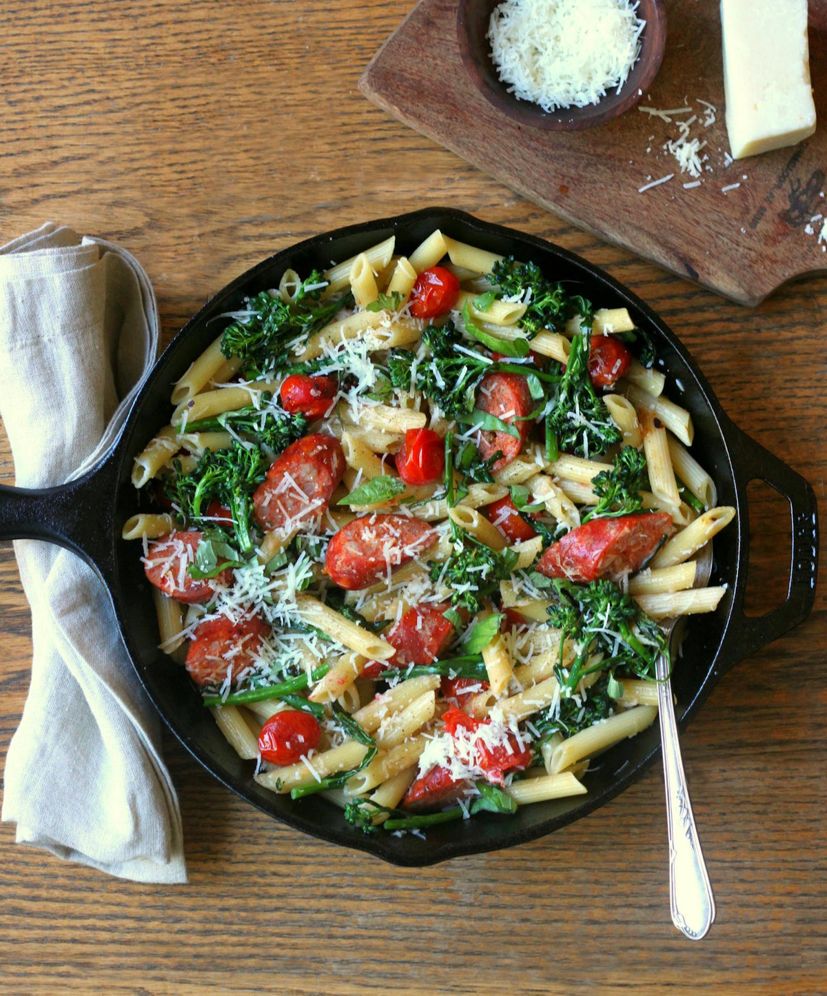 Skillet Sausage Pasta300 2