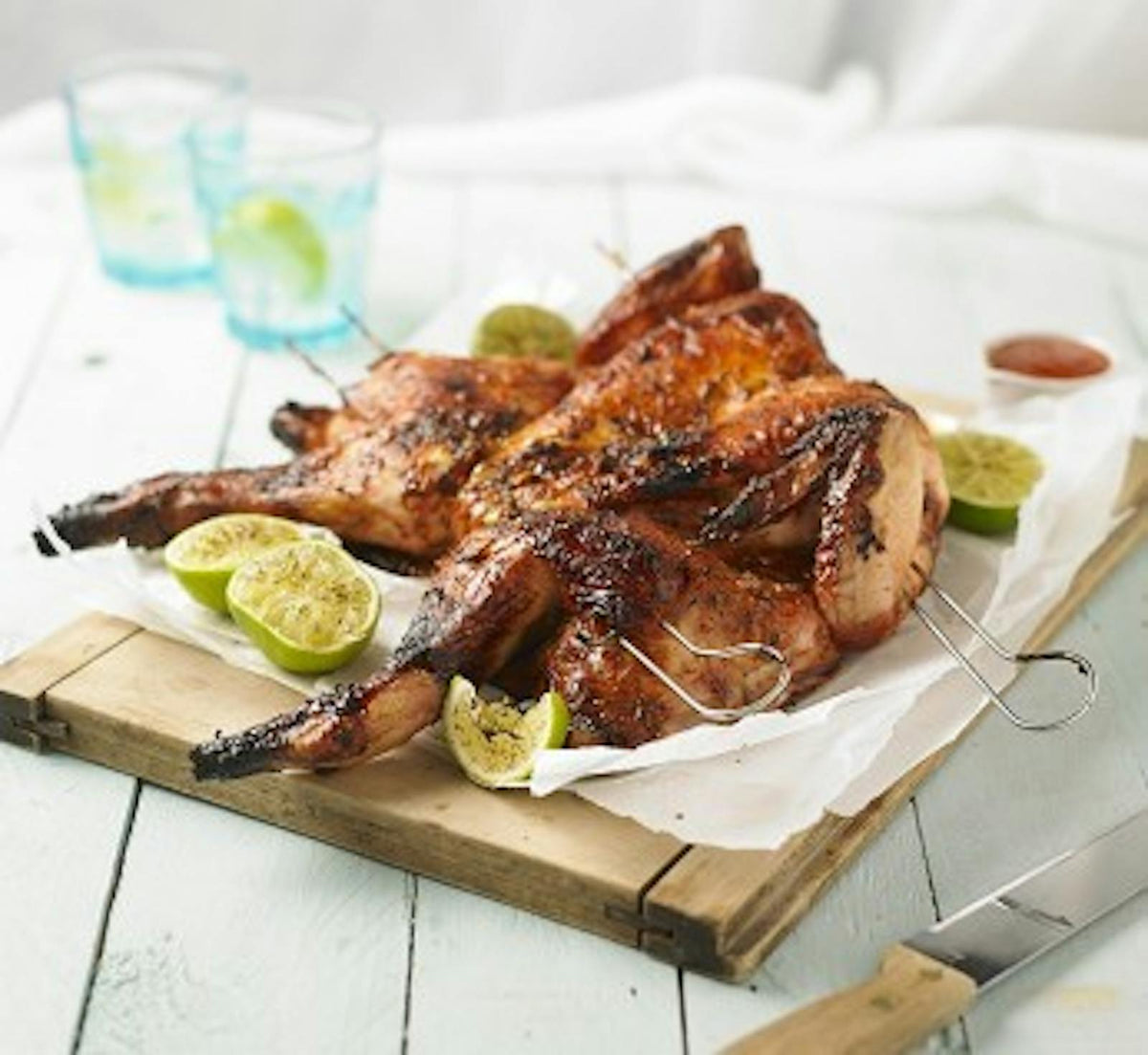 Smokey Lime And Chili Spatchcock Chicken