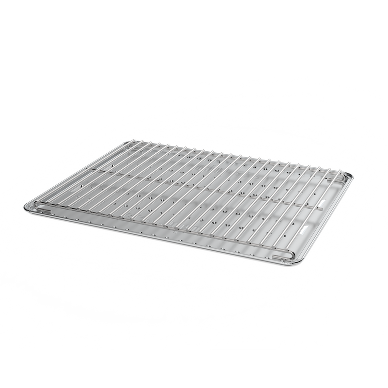 Ensemble de plaque et grille à rôtir