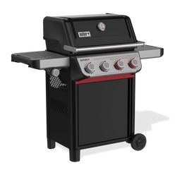 Weber Spirit E-435 Gas Grill features a Sear Zone and side burner for versatile grilling and cooking.