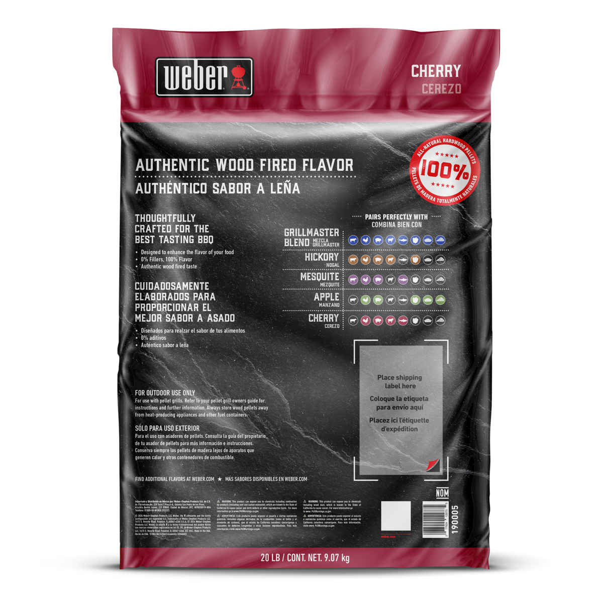 Cherry All-Natural Hardwood Pellets
