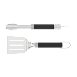 Kit portable de 2 ustensiles pour barbecue