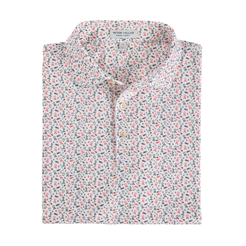 Weber x Peter Millar Polo - Red