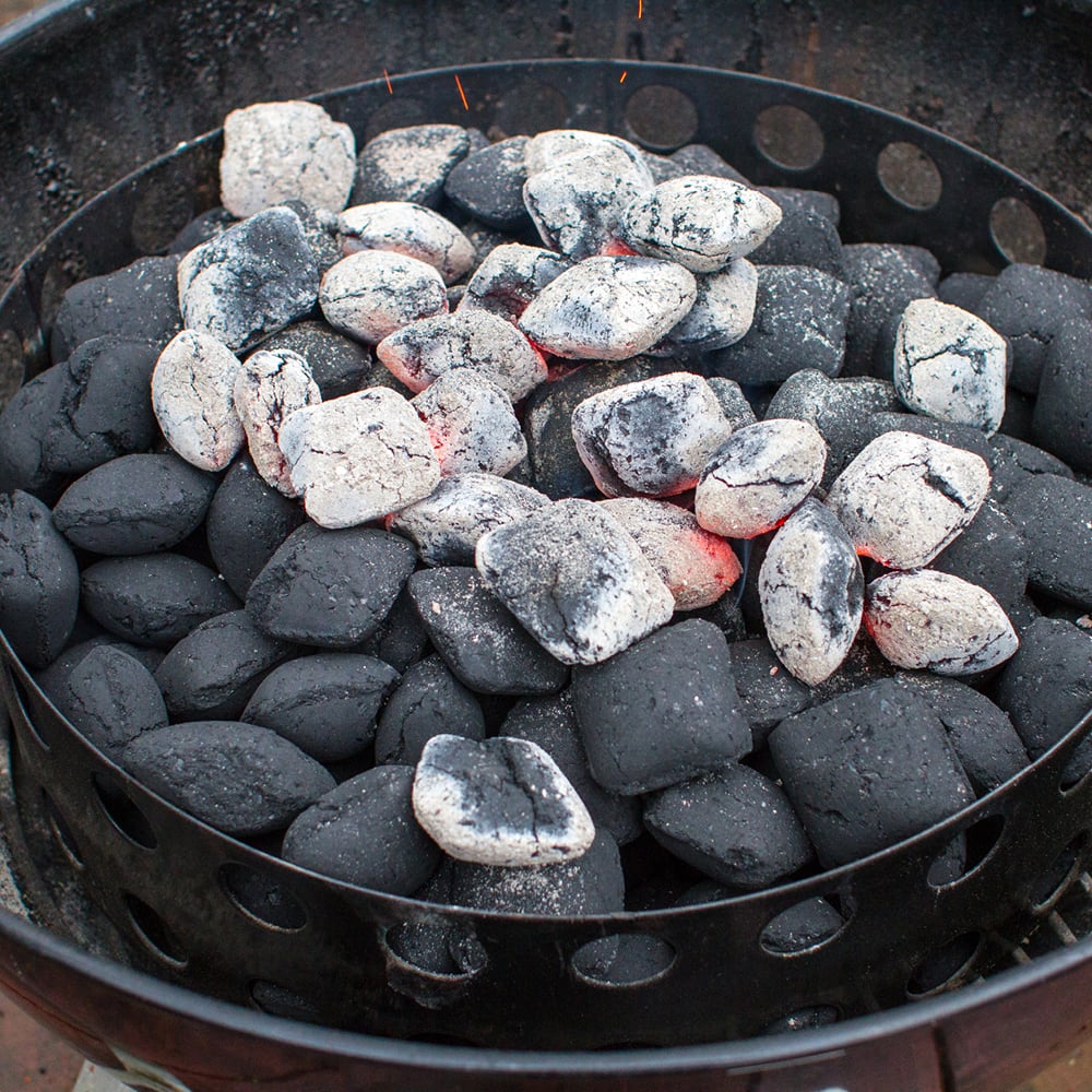 The charcoal chamber holds fuel together so that it burns efficiently. It also prevents ash from falling into the dampers.