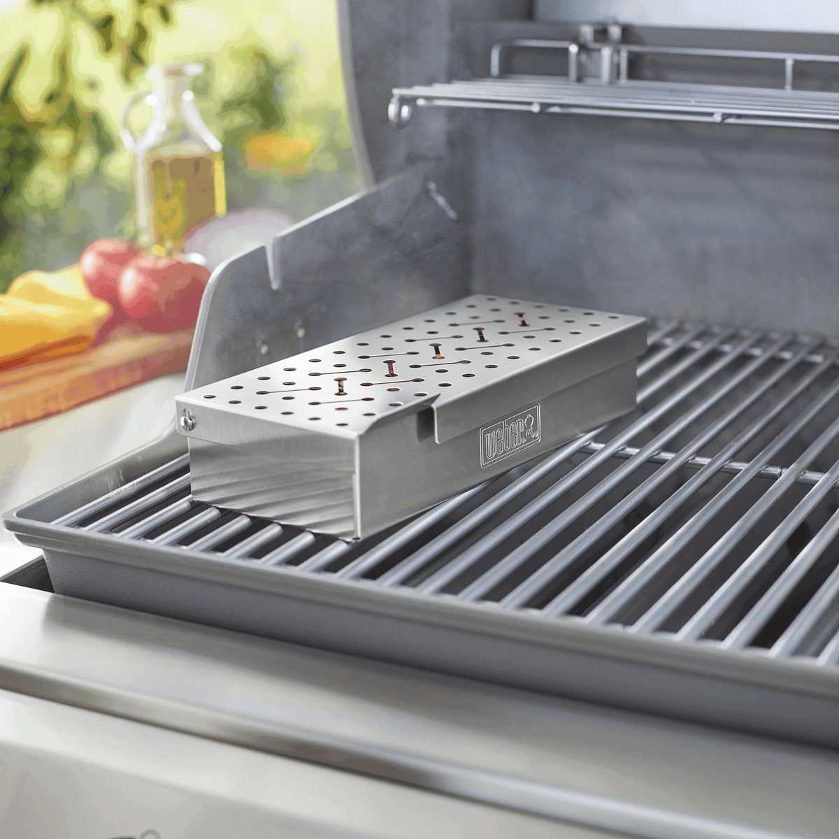 Smoker Box - Weber Q 200/2000 & larger gas grills