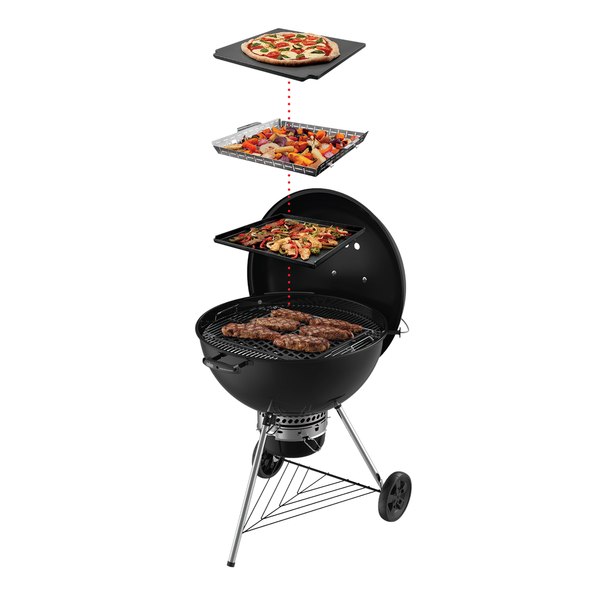 Grille de cuisson en acier inoxydable WEBER CRAFTED