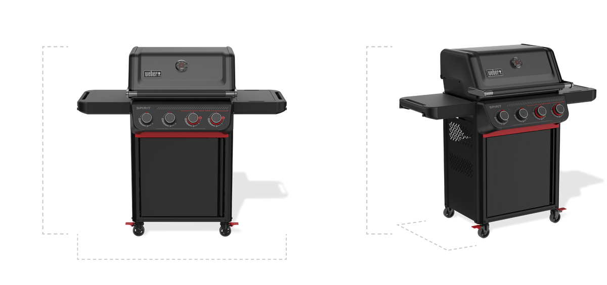 Specifications for the Spirit E-325 LP grill