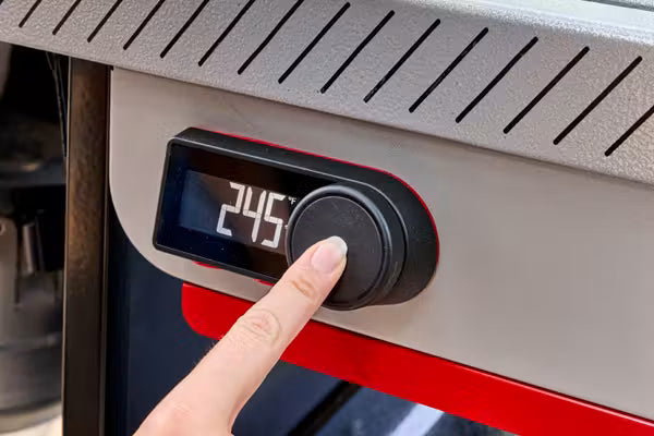 Intuitive LCD Wi-Fi® enabled controller makes it easy to set grill temperature, monitor food probes, and set timers. 